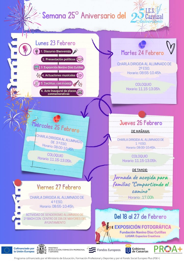 Un cuarto de siglo educando generaciones en El Carrizal