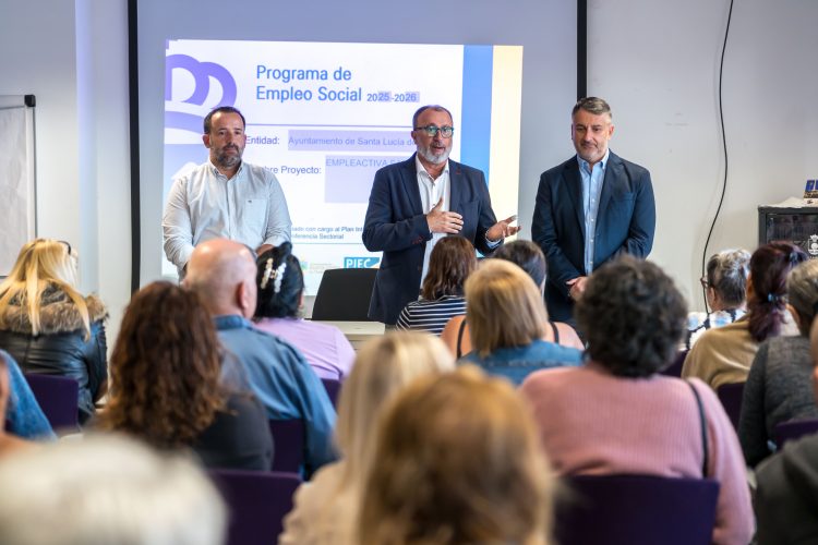 Treinta y ocho personas comienzan a trabajar en el programa ‘Empleactiva Santa Lucía’