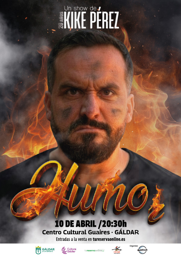 Kike Pérez llega a Gáldar con su nuevo espectáculo ‘Humor’ el 10 de abril
