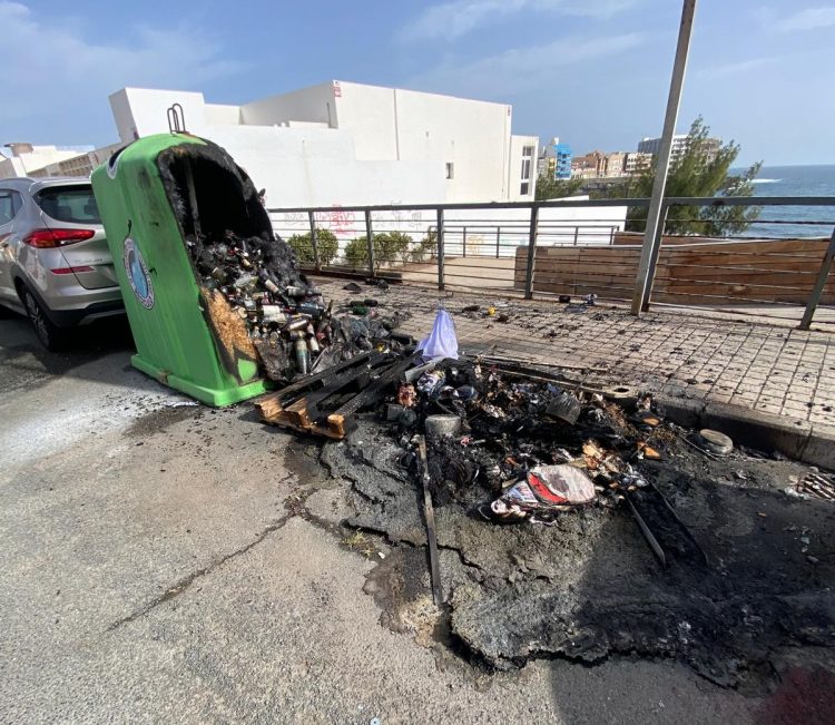 Telde destina más de 10.000 euros para la reposición de contenedores afectados por actos vandálicos
