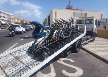 La Policía Local intensifica los controles sobre patinetes ante el aumento de accidentes por su uso indebido