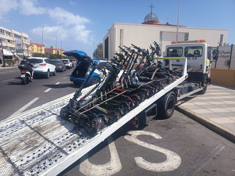 La Policía Local intensifica los controles sobre patinetes ante el aumento de accidentes por su uso indebido
