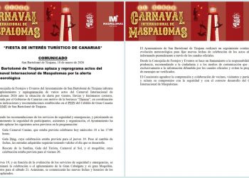 San Bartolomé de Tirajana aplaza y reprograma actos del Carnaval Internacional de Maspalomas por la alerta meteorológica