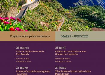 Agüimes abre el período de inscripción para participar en el nuevo programa de caminatas