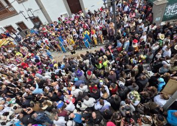 El casco de El Carrizal se llena de mascaritas en su III Carnaval de Día y Tradicional