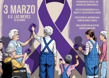 Lomo Magullo conmemora el 8M con la visibilización de la memoria, la lucha y la aportación de las mujeres del barrio