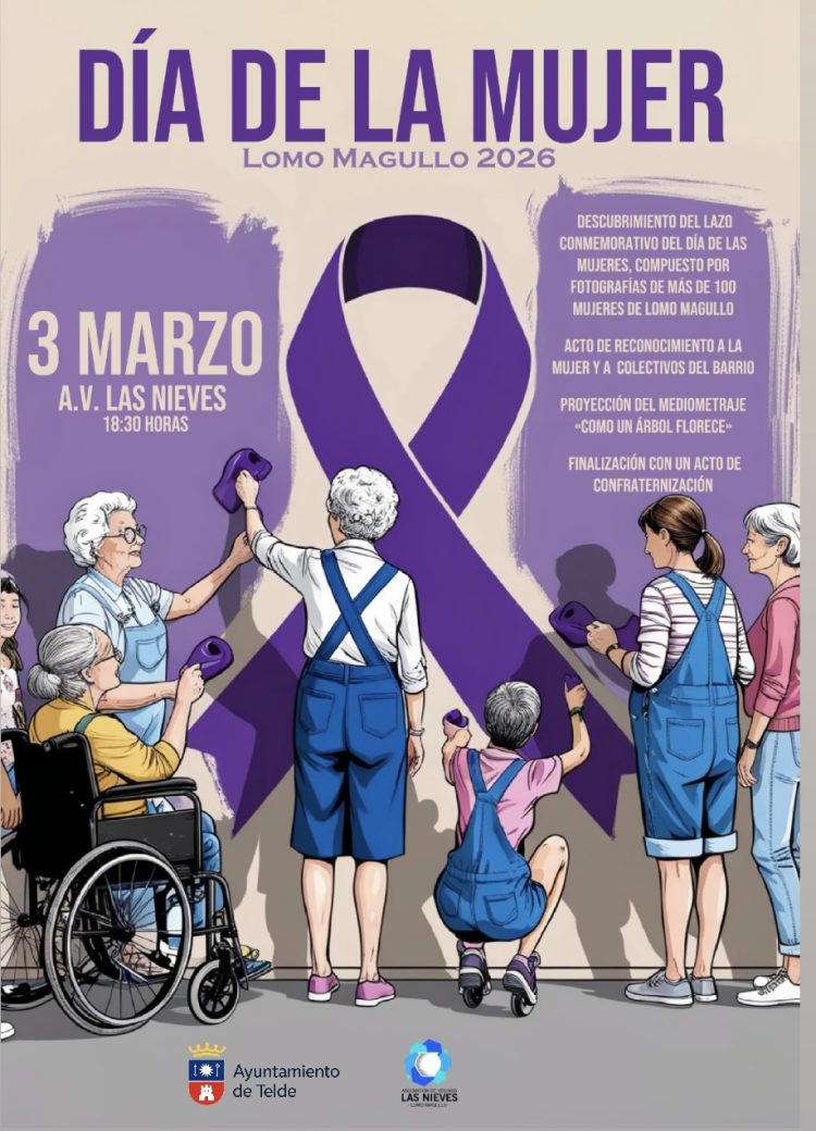 Lomo Magullo conmemora el 8M con la visibilización de la memoria, la lucha y la aportación de las mujeres del barrio