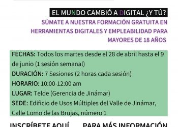 El Centro Cívico de Jinámar acoge una formación gratuita para adultos en competencias digitales y empleabilidad