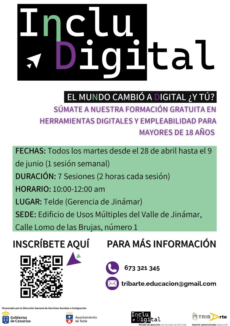 El Centro Cívico de Jinámar acoge una formación gratuita para adultos en competencias digitales y empleabilidad