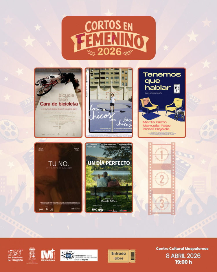 Maspalomas proyecta ‘Cortos en Femenino’ de 2026