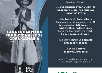 Entre Amigos trae a la Villa de Ingenio su muestra itinerante sobre vestimentas tradicionales de Gran Canaria