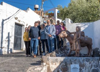 Lunes Santo por los molinos de agua y la almazara en Santa Lucía casco