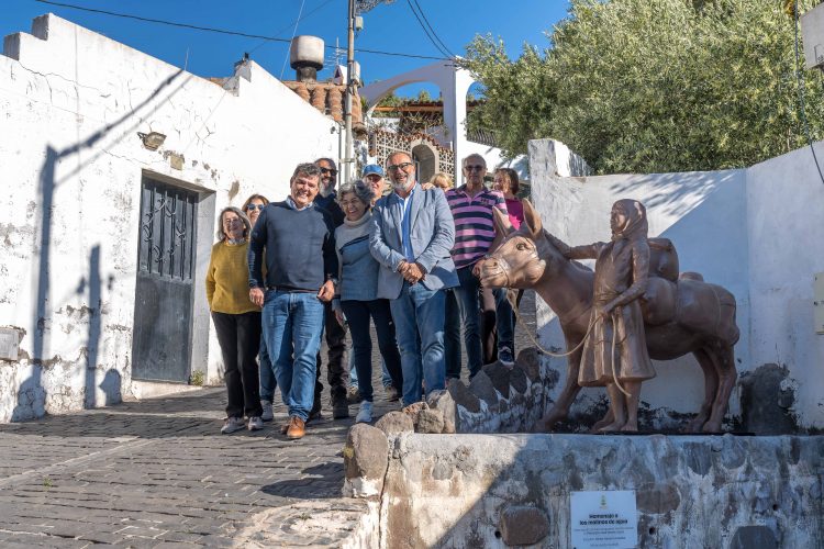 Lunes Santo por los molinos de agua y la almazara en Santa Lucía casco