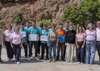 Trece jóvenes de Mogán finalizan el PFAE Buganvilla de jardinería