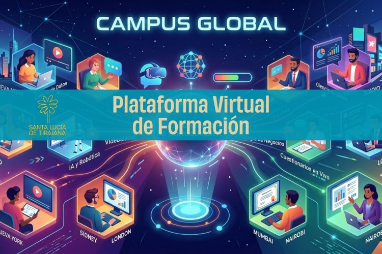 El Ayuntamiento de Santa Lucía ofrece 300 cursos gratuitos para las personas empadronadas en el municipio