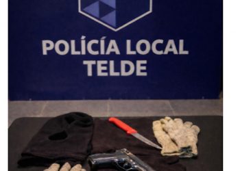 La Policía Local de Telde interviene a tres individuos con placas de matrícula robadas y diversos objetos sospechosos durante un control preventivo