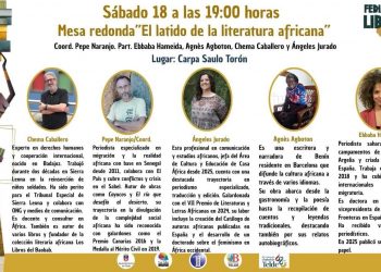 Telde acoge “El latido de la literatura africana” en la Feria del Libro 2026