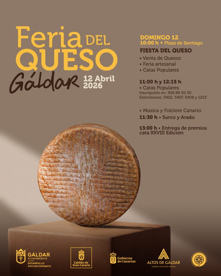 La Fiesta Del Queso de Gáldar celebrará su jornada central el 12 de abril en la Plaza de Santiago