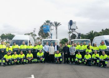 El nuevo servicio de mantenimiento de parques y jardines de Agüimes contará con 32 operarios