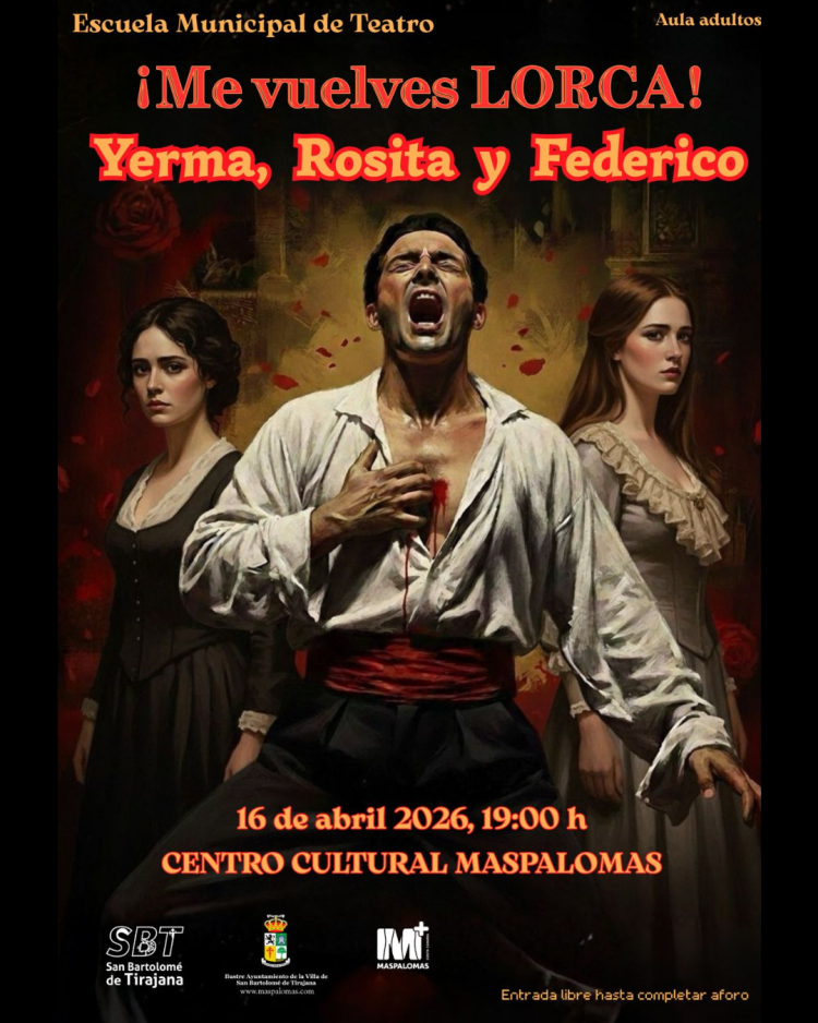 Maspalomas estrena el proyecto teatral ¡Me vuelves Lorca!