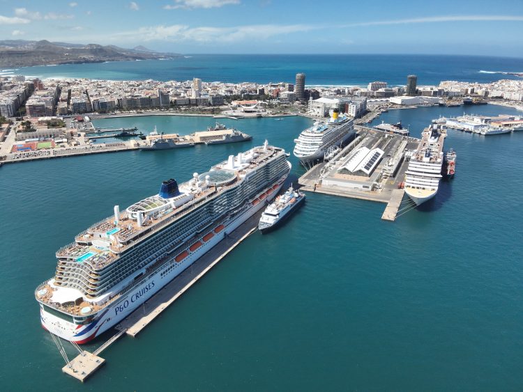 La Autoridad Portuaria de Las Palmas roza los 9 millones de toneladas y dispara el turismo de cruceros un 16,57%