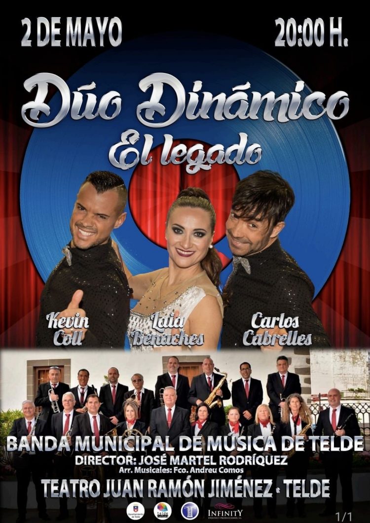 La Banda Municipal de Música de Telde conmemora el Día de la Madre con el concierto ‘Dúo Dinámico: El Legado’