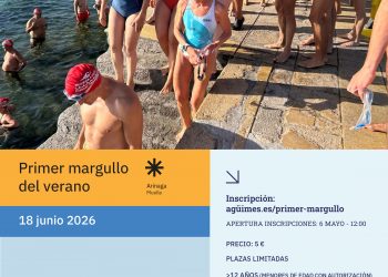 El plazo de inscripciones para el ‘Primer Margullo’ del verano se abre este miércoles 