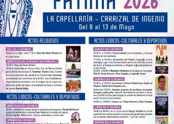 La Capellanía celebra esta semana sus fiestas en honor a la Virgen de Fátima