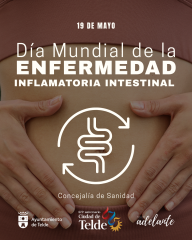 Telde se tiñe de morado en el Día Mundial de la Enfermedad Inflamatoria Intestinal 