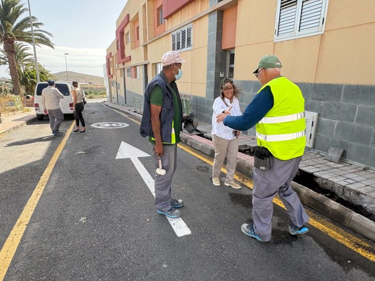 Avanzan las obras de renovación de la red de abastecimiento en la zona de El Cristo