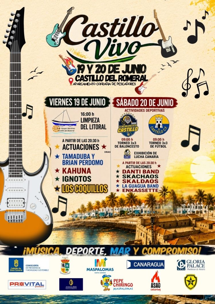 ‘Castillo Vivo’, un encuentro que une música en directo, medioambiente y deporte en Castillo del Romeral
