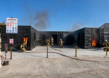 SBT se dota de un campo de prácticas contra el fuego para el entrenamiento y la formación continua de sus bomberos