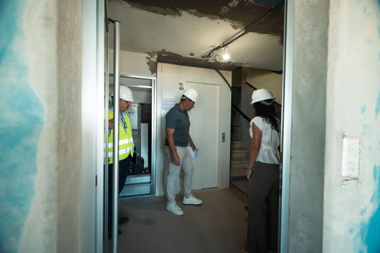 La rehabilitación integral de la urbanización Santa Águeda, El Pajar, entra en su recta final con el 80% de la obra ejecutada