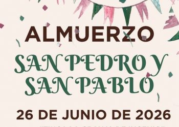 El tradicional almuerzo de San Pedro y San Pablo volverá a reunir a las personas mayores del municipio