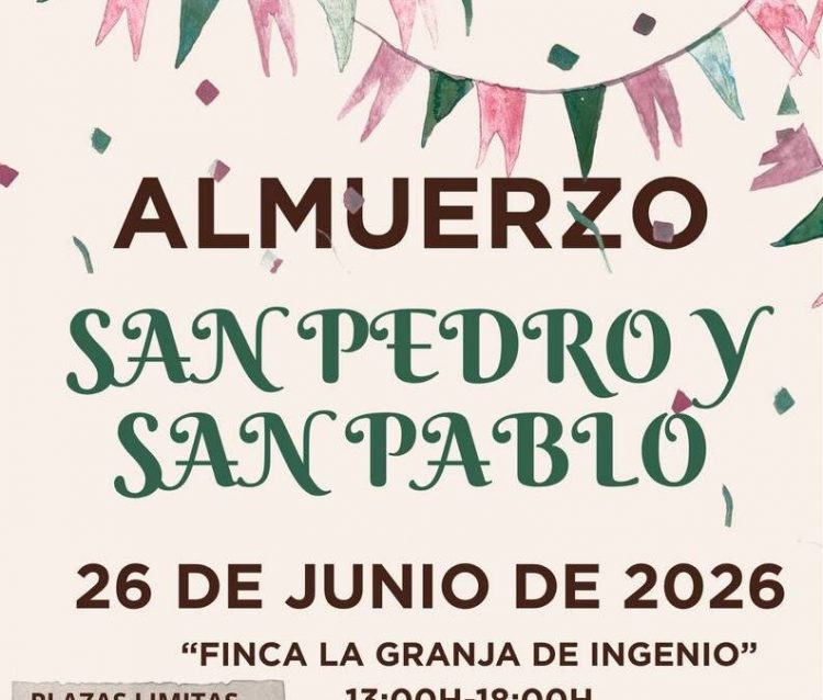El tradicional almuerzo de San Pedro y San Pablo volverá a reunir a las personas mayores del municipio