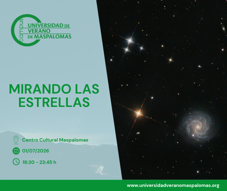 La Universidad de Verano de Maspalomas convoca las plazas para el Taller de Astronomía ‘Mirando las Estrellas’ 