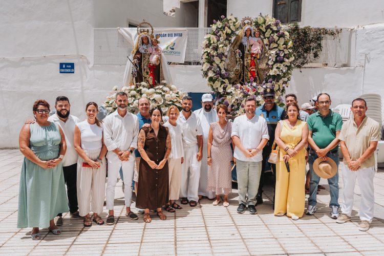 Raíces marineras a flor de piel en el encuentro de las Vírgenes del Carmen de Arguineguín y Playa de Mogán