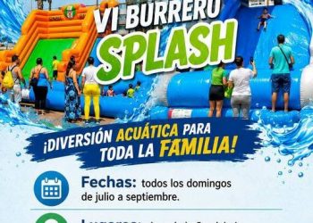 El verano se llena de diversión con el regreso del Plaza Splash y el Burrero Splash