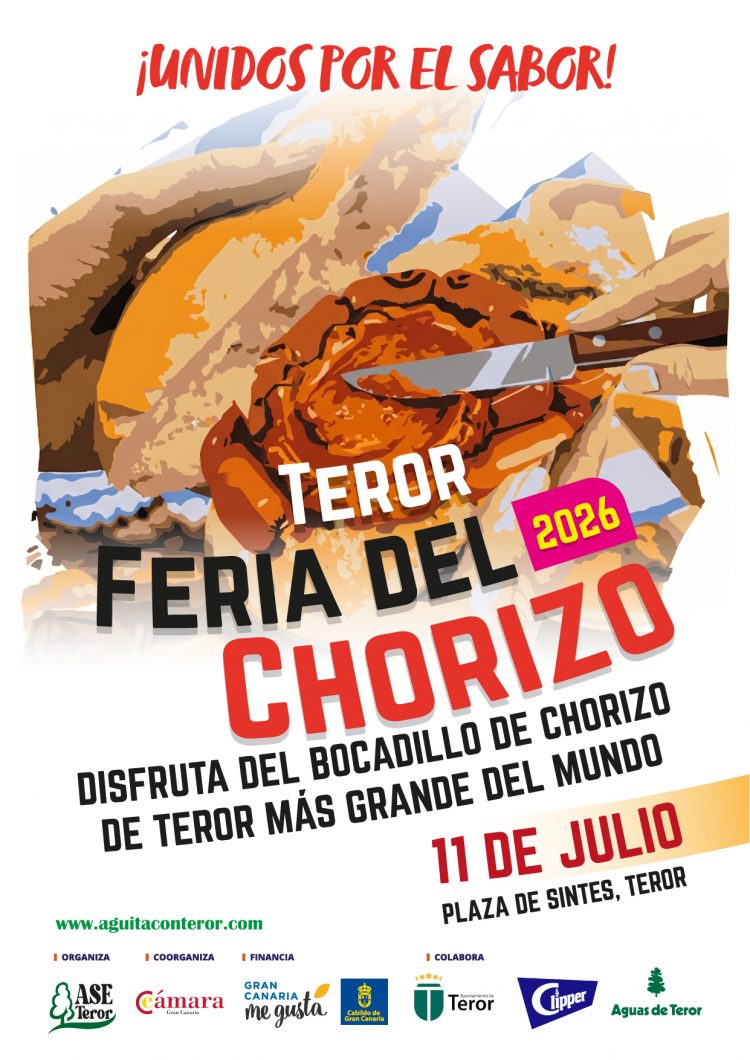 Teror acoge el 11 de julio la 1ª ‘Feria del Chorizo’ con el desafío de conseguir el bocadillo más gran de la historia