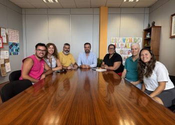 El Ayuntamiento de Telde y el Patronato El Naciente coordinan los últimos preparativos de las fiestas de Lomo Magullo