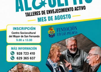 La Concejalía del Mayor abre las inscripciones para los talleres gratuitos de envejecimiento activo ‘Al Golpito’ del mes de agosto