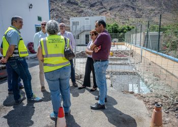 Los directores generales Costas y Aguas del Gobierno de Canarias visitan Mogán para avanzar en proyectos clave del litoral y el ciclo integral del agua