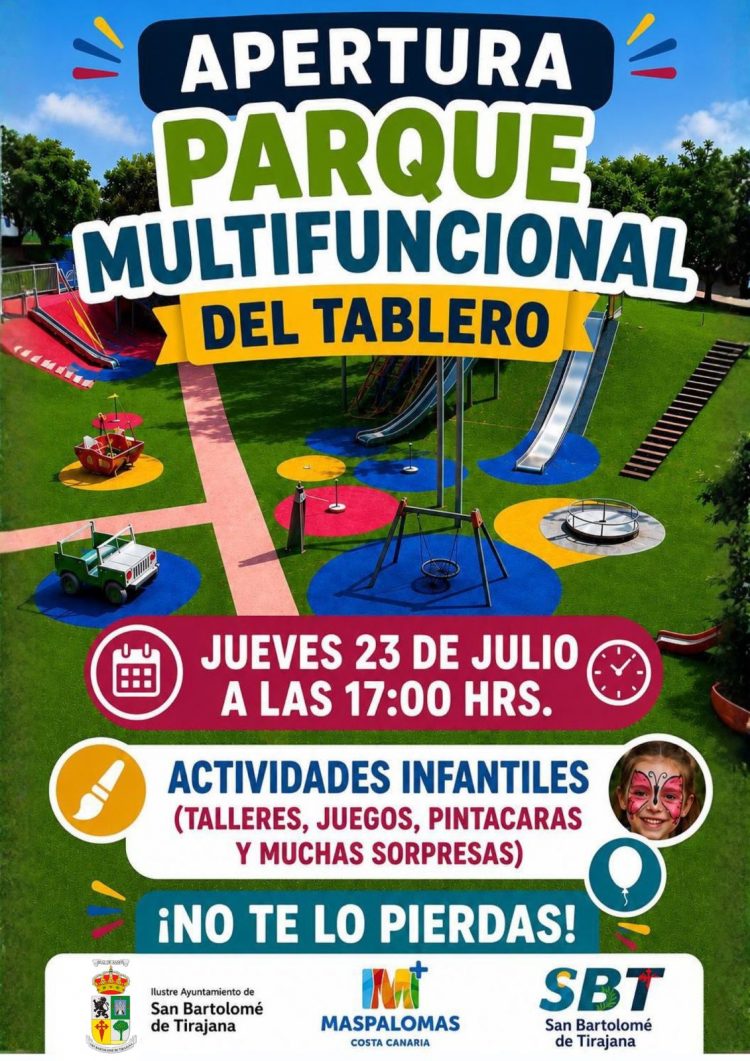 SBT reabre este jueves el Parque Multifuncional de El Tablero