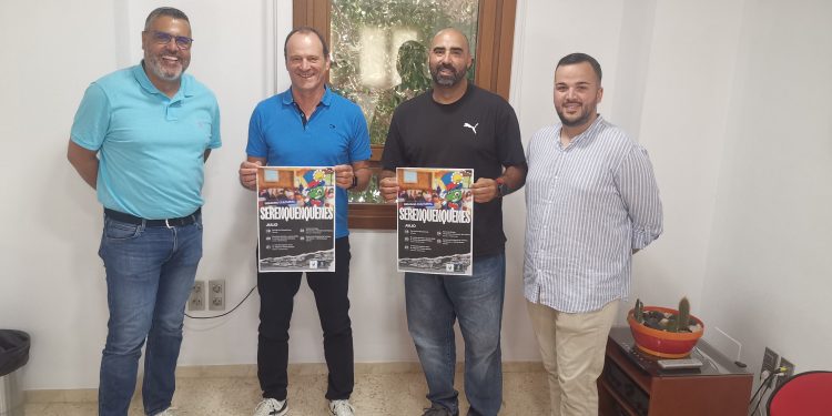 Los Serenquenquenes presentan al alcalde las actividades por su Semana Cultural