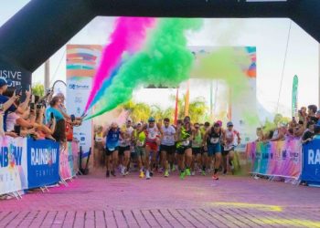 Saúl Castro y Raquel García-Cabrera se coronan en el debut de la Servatur Rainbow Family en Maspalomas
