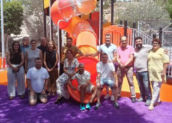El Ayuntamiento de Mogán estrena el renovado parque infantil de Lomo Quiebre