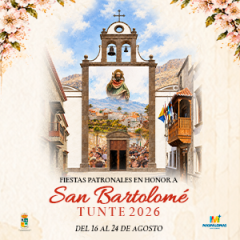 Festejos presenta las Fiestas Patronales de Tunte 2026 con Tony Tun Tun, la Bajada del Carbonero y el homenaje a Nuria Medina