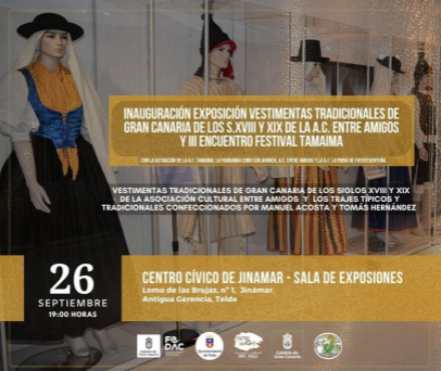 Telde acoge una exposición sobre las vestimentas tradicionales de Gran Canaria y el III Festival Tamaima