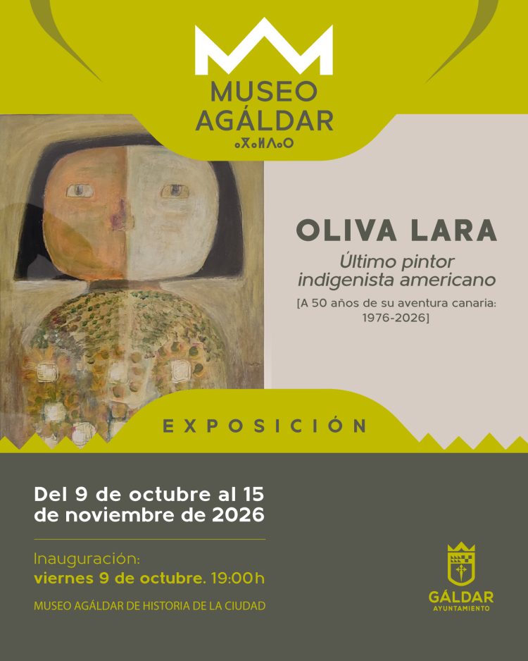 El Museo Agáldar presenta una exposición dedicada a la obra del pintor indigenista Oliva Lara