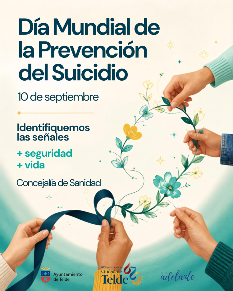 Telde se suma al Día Mundial para la Prevención del Suicidio con un mensaje de sensibilización y prevención